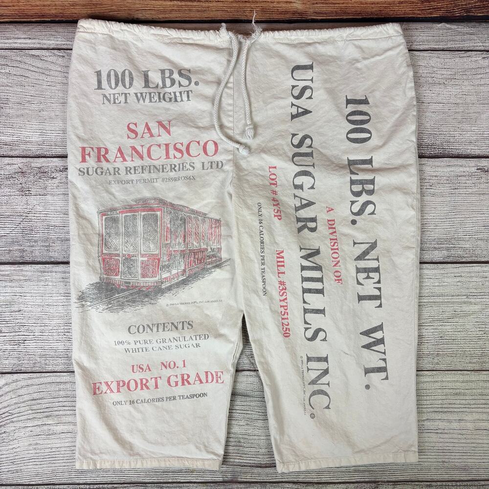 Vintage 1989 San Francisco Sugar Mills Capri Style Shorts